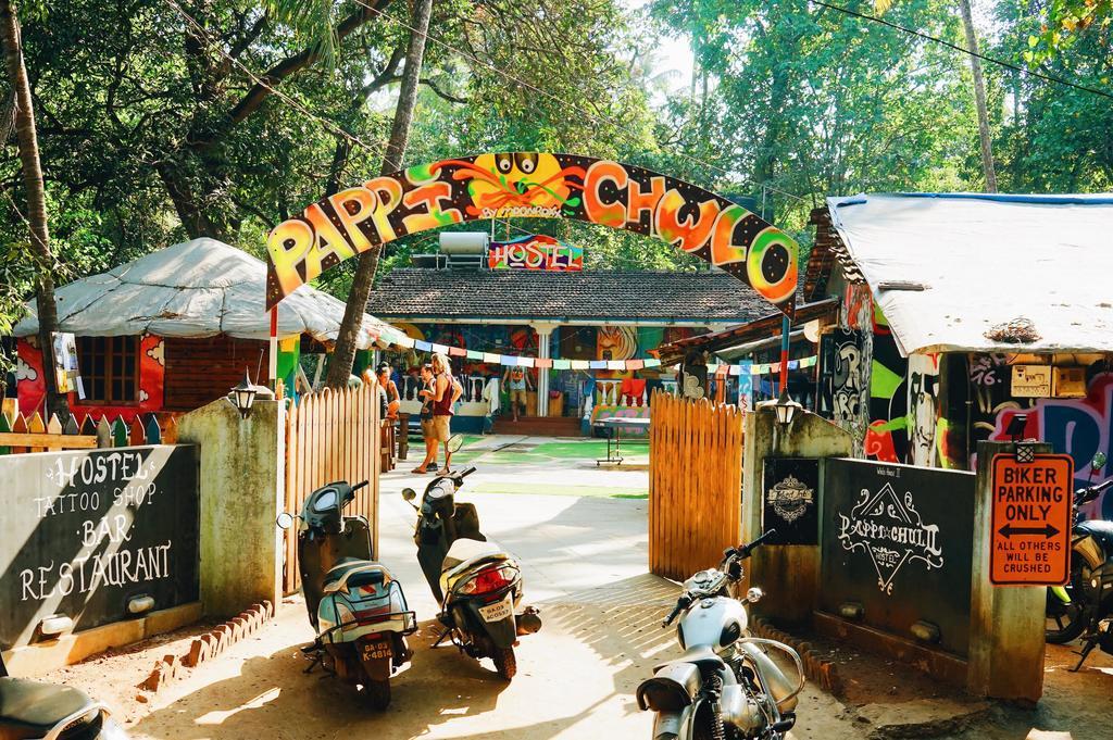 Pappi Chulo Vagator Hostel Buitenkant foto